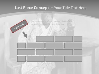 Monkey At The Table PowerPoint Template