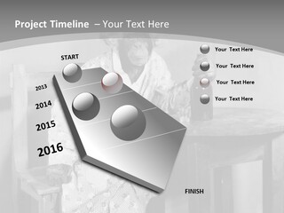 Monkey At The Table PowerPoint Template