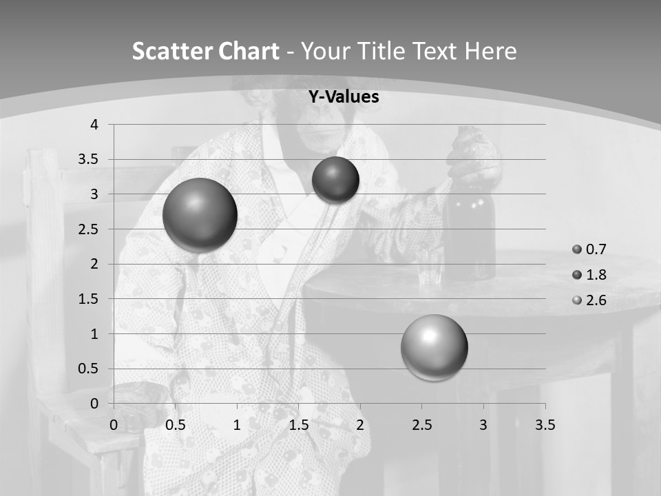 Monkey At The Table PowerPoint Template