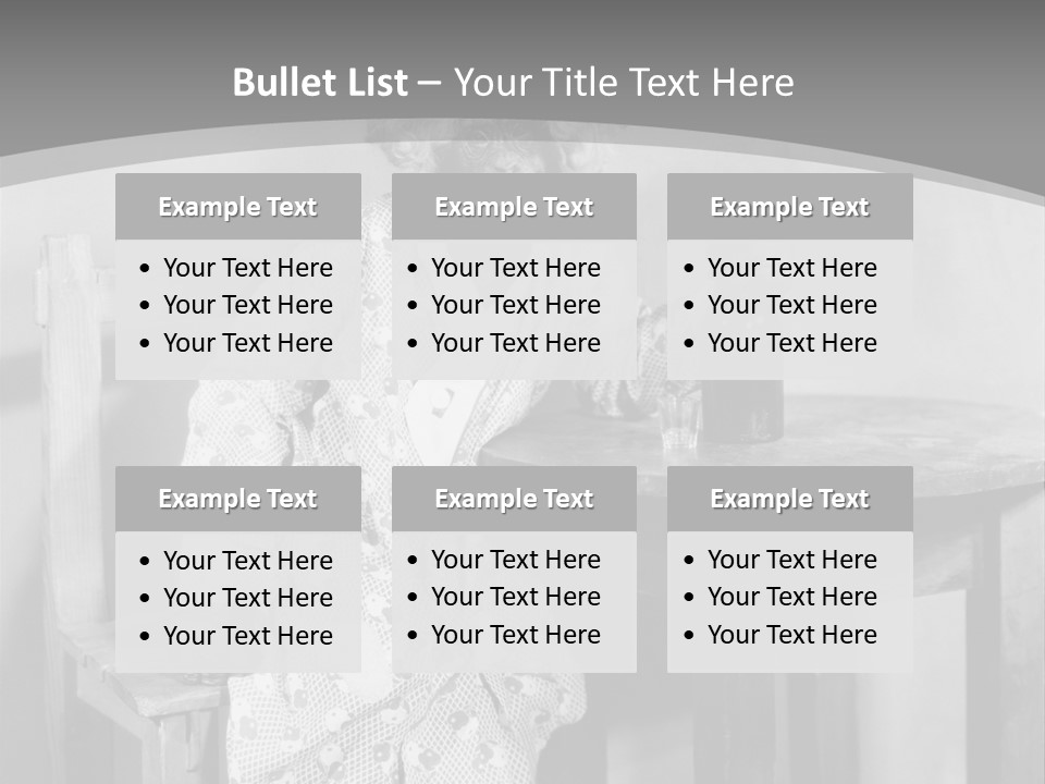 Monkey At The Table PowerPoint Template