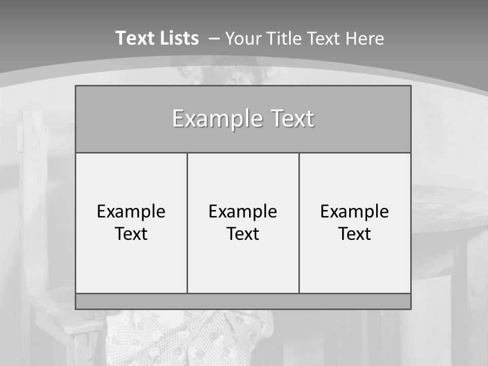 Monkey At The Table PowerPoint Template