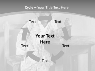 Monkey At The Table PowerPoint Template