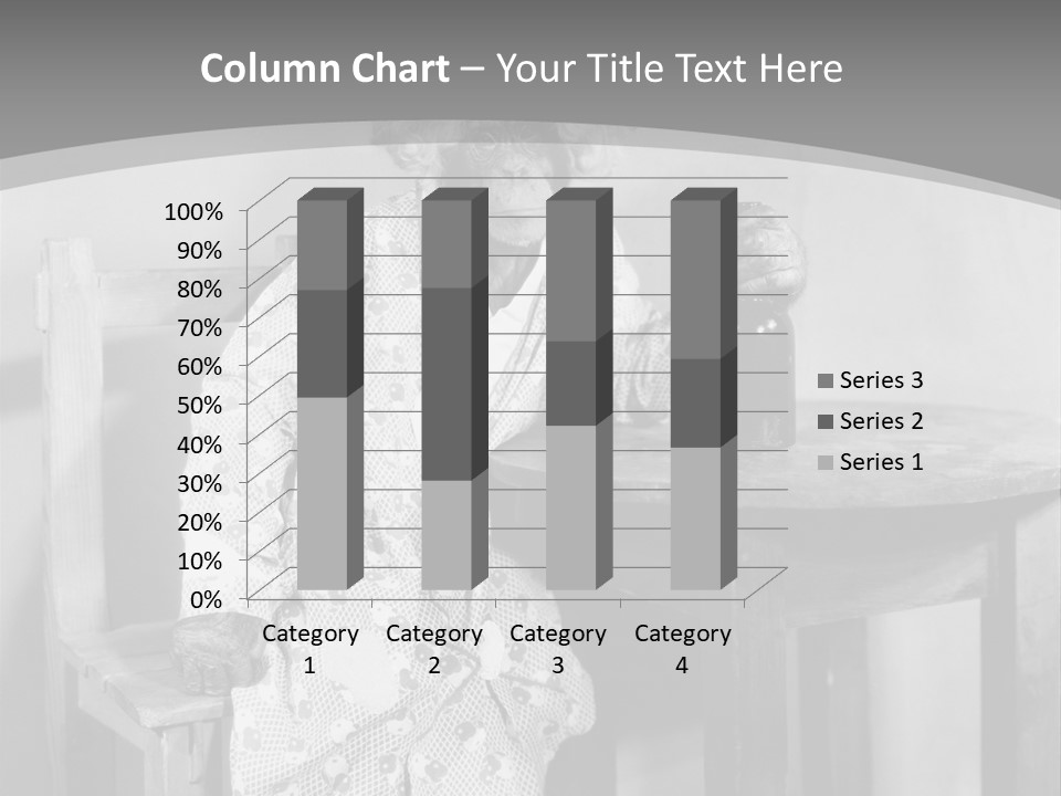 Monkey At The Table PowerPoint Template