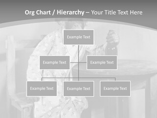 Monkey At The Table PowerPoint Template