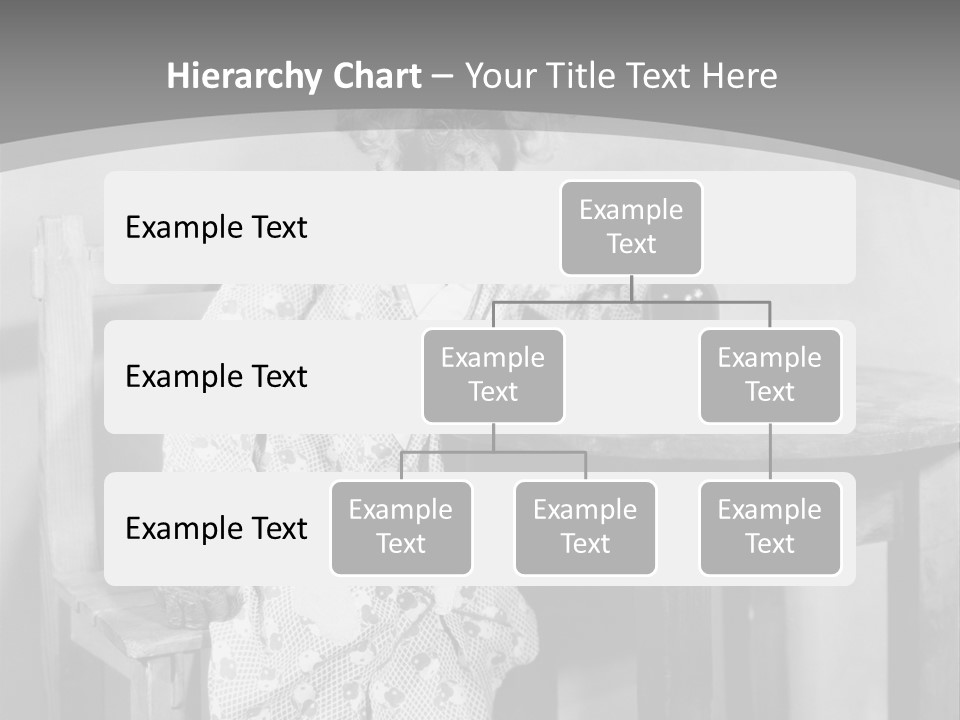 Monkey At The Table PowerPoint Template