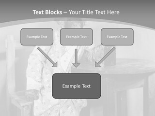 Monkey At The Table PowerPoint Template