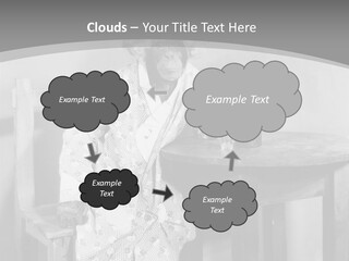 Monkey At The Table PowerPoint Template