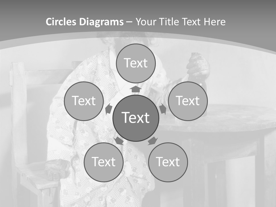 Monkey At The Table PowerPoint Template