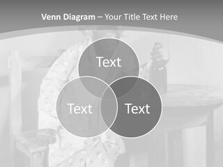 Monkey At The Table PowerPoint Template