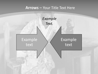 Monkey At The Table PowerPoint Template