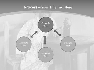 Monkey At The Table PowerPoint Template