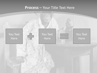 Monkey At The Table PowerPoint Template