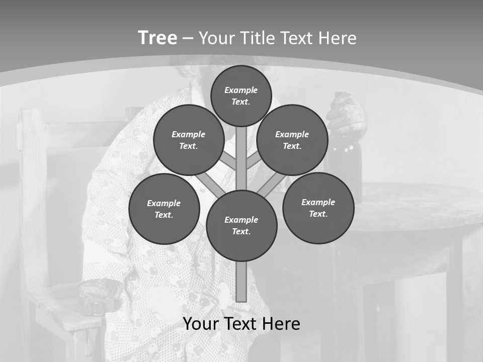 Monkey At The Table PowerPoint Template