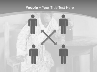 Monkey At The Table PowerPoint Template