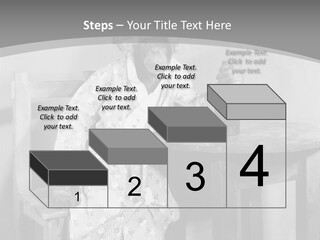Monkey At The Table PowerPoint Template
