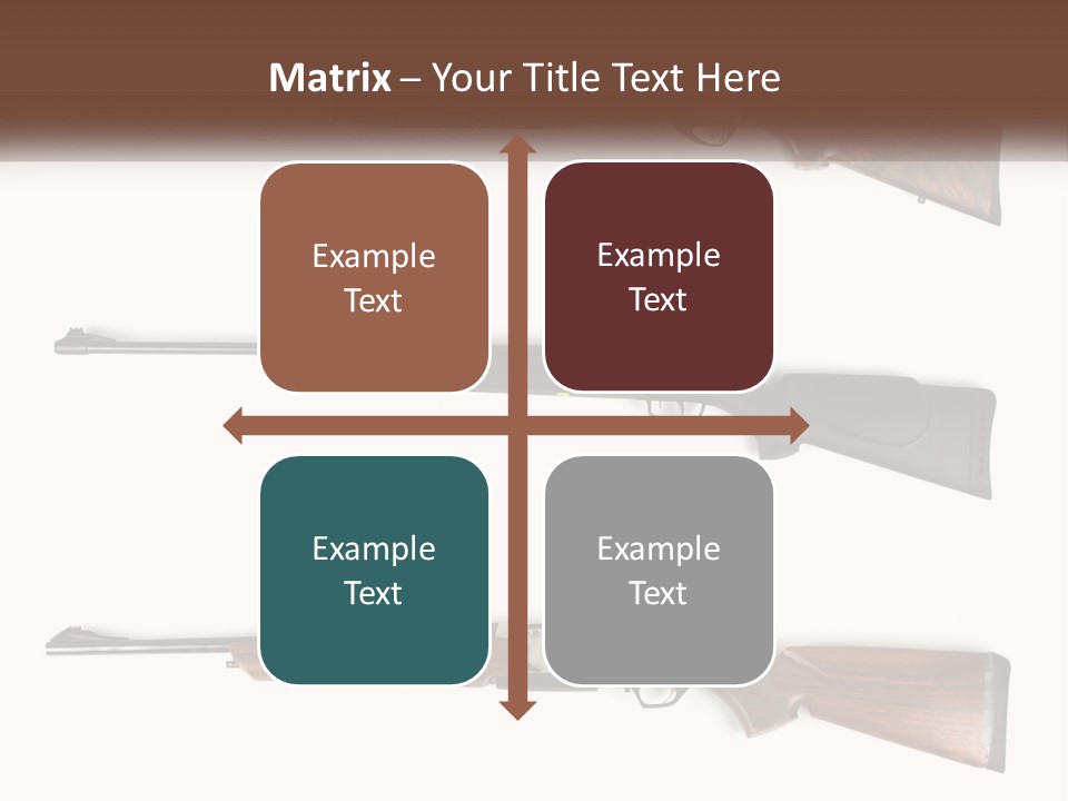Rifle Weapon PowerPoint Template