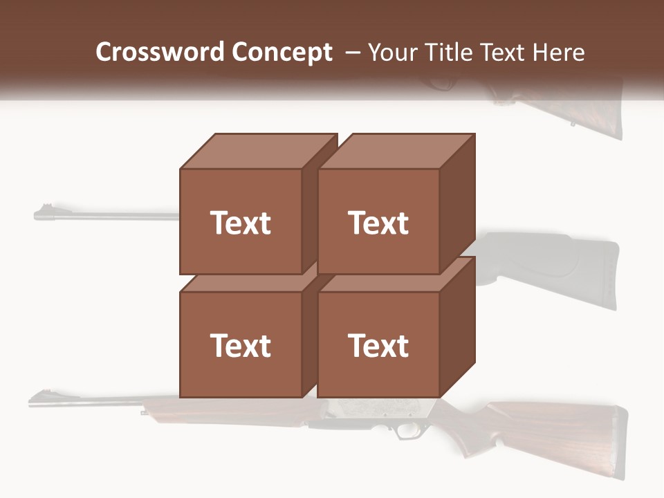 Rifle Weapon PowerPoint Template
