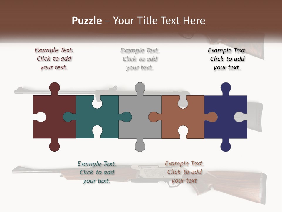 Rifle Weapon PowerPoint Template