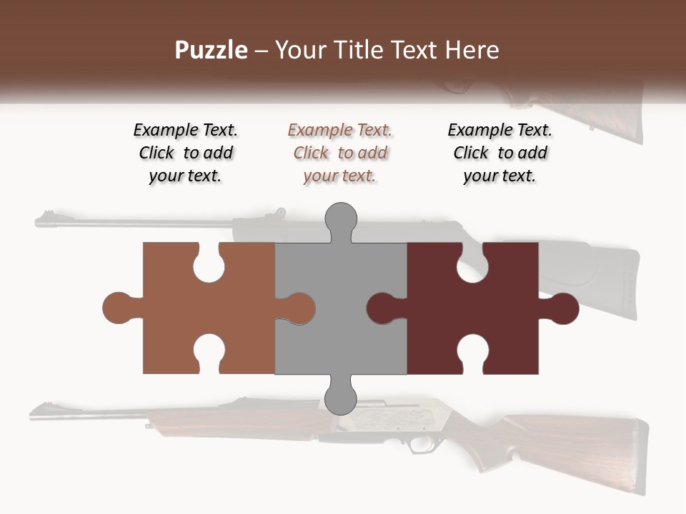 Rifle Weapon PowerPoint Template