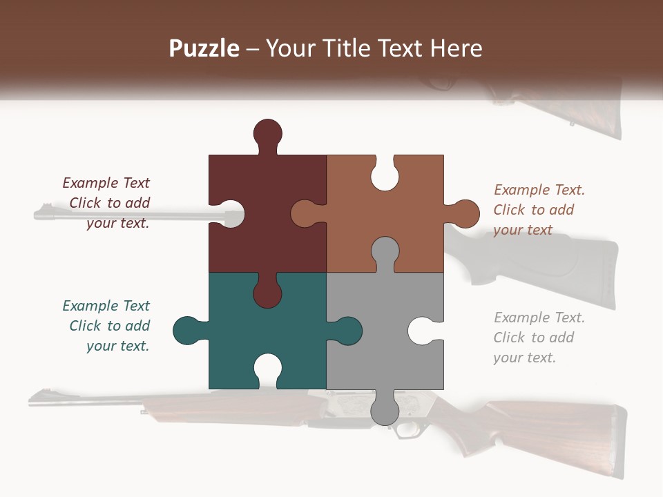 Rifle Weapon PowerPoint Template