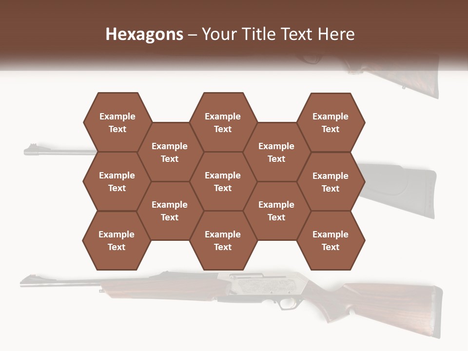 Rifle Weapon PowerPoint Template