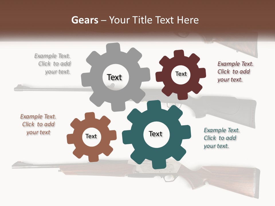 Rifle Weapon PowerPoint Template