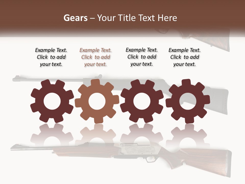 Rifle Weapon PowerPoint Template