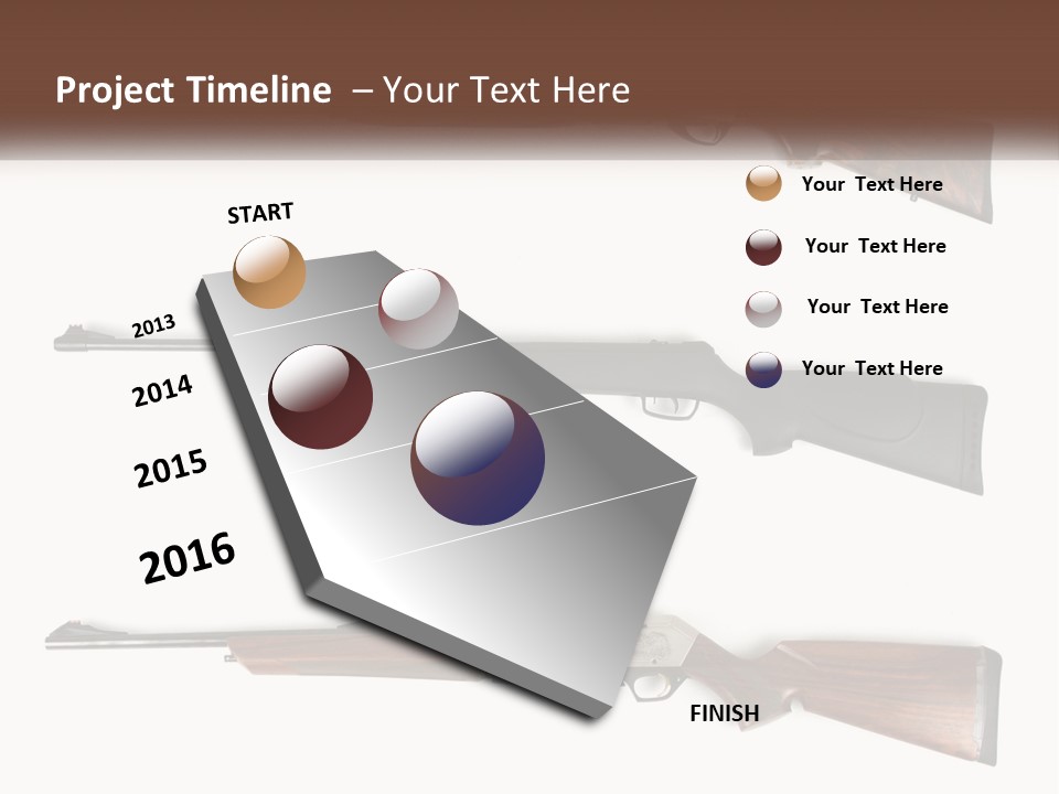 Rifle Weapon PowerPoint Template