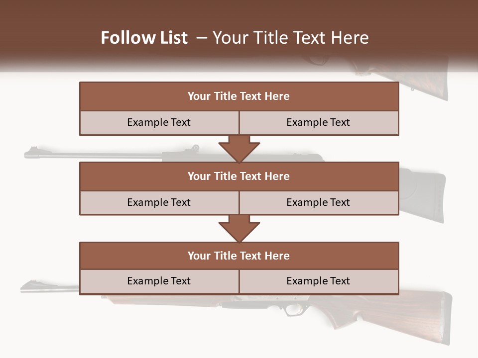Rifle Weapon PowerPoint Template