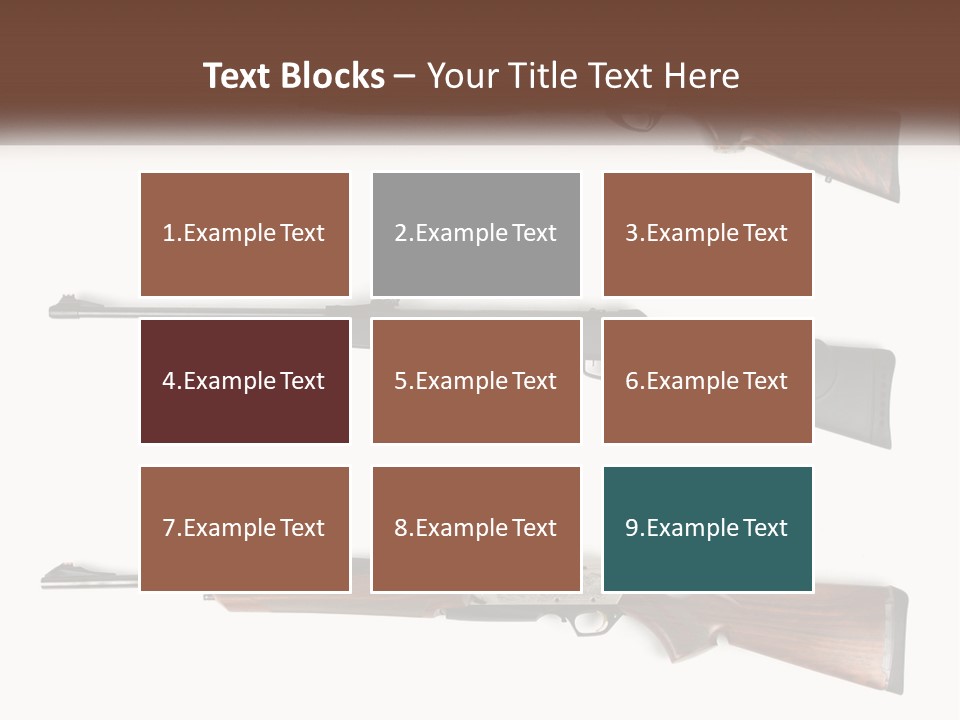 Rifle Weapon PowerPoint Template