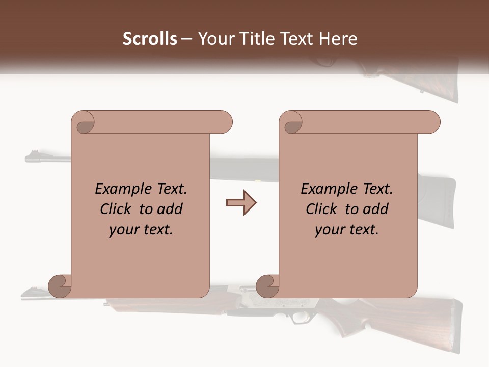 Rifle Weapon PowerPoint Template