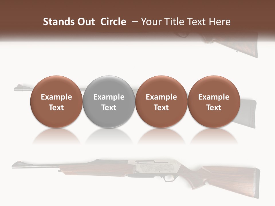 Rifle Weapon PowerPoint Template