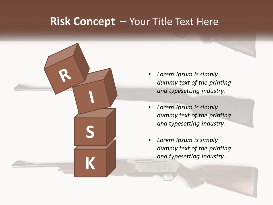 Rifle Weapon PowerPoint Template