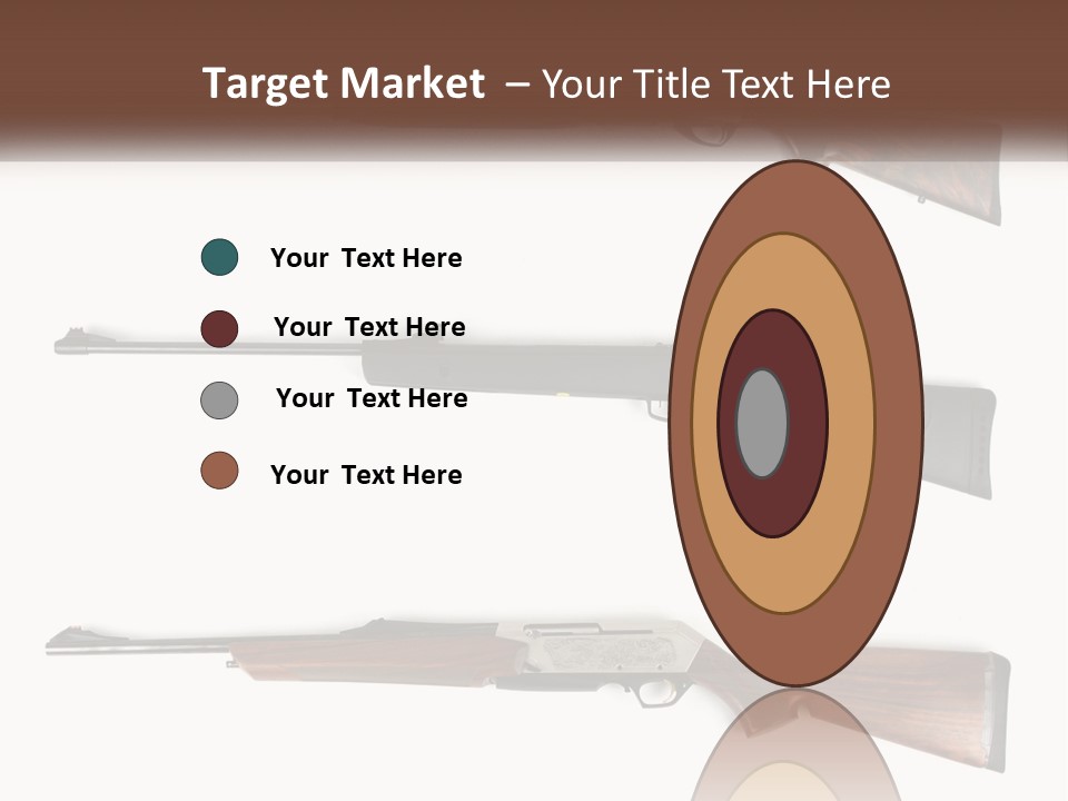 Rifle Weapon PowerPoint Template