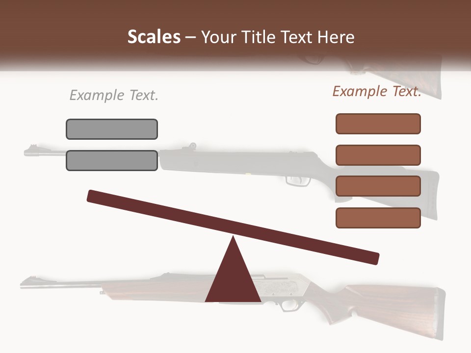 Rifle Weapon PowerPoint Template