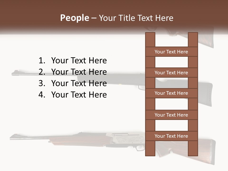 Rifle Weapon PowerPoint Template