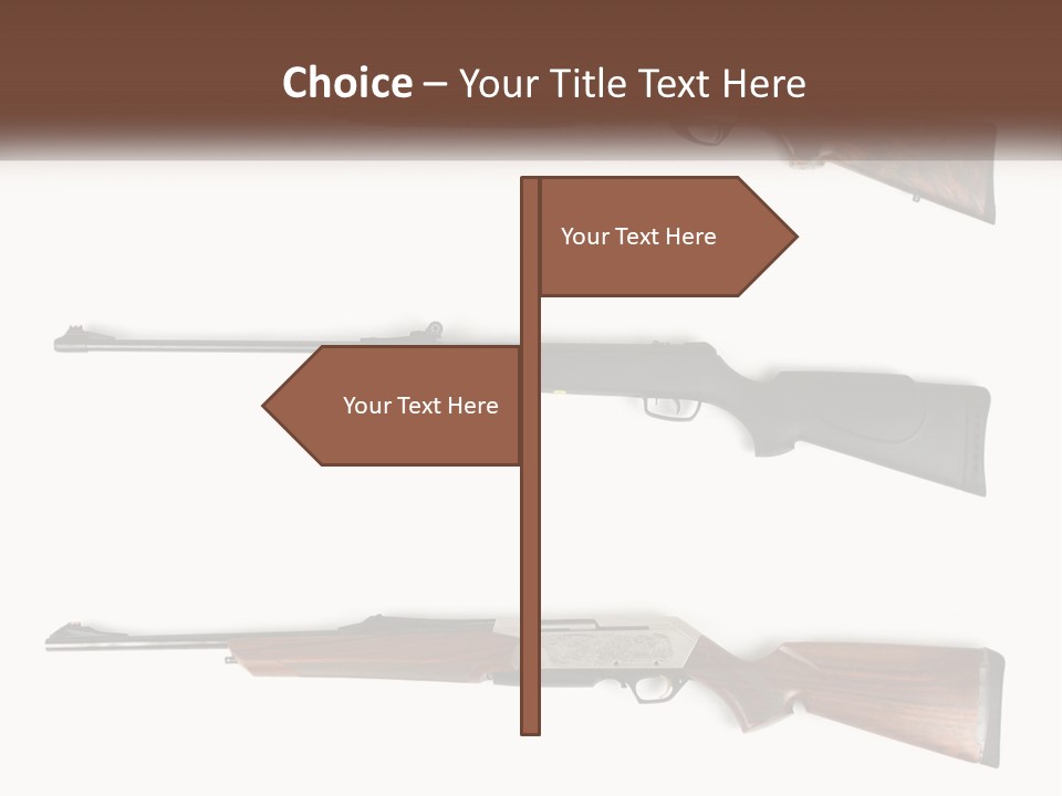 Rifle Weapon PowerPoint Template