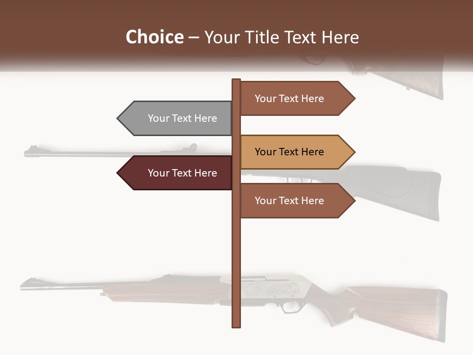 Rifle Weapon PowerPoint Template