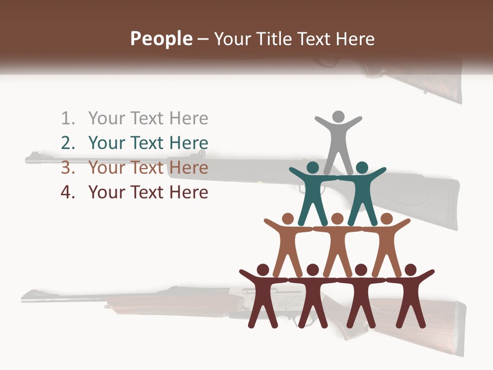 Rifle Weapon PowerPoint Template