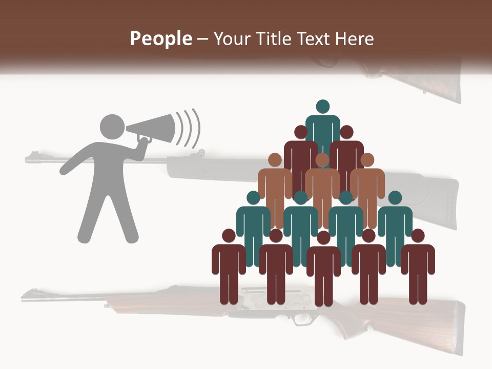 Rifle Weapon PowerPoint Template