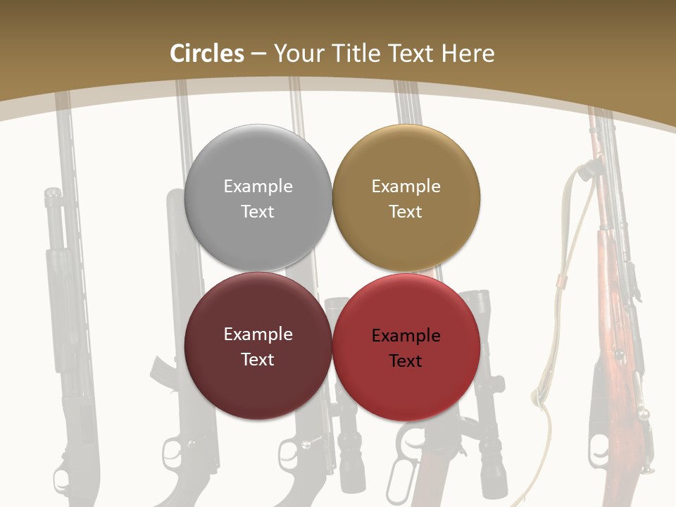 Rifle Weapon PowerPoint Template