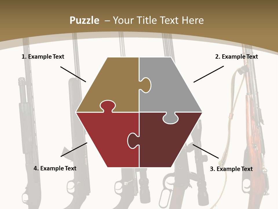 Rifle Weapon PowerPoint Template