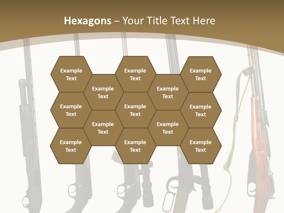 Rifle Weapon PowerPoint Template