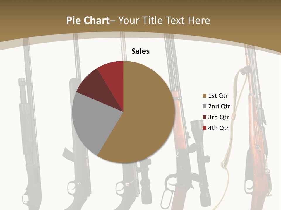 Rifle Weapon PowerPoint Template