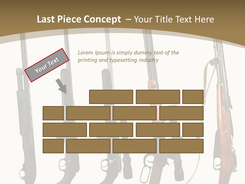 Rifle Weapon PowerPoint Template
