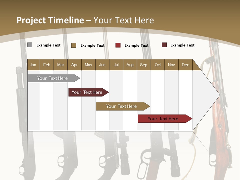 Rifle Weapon PowerPoint Template