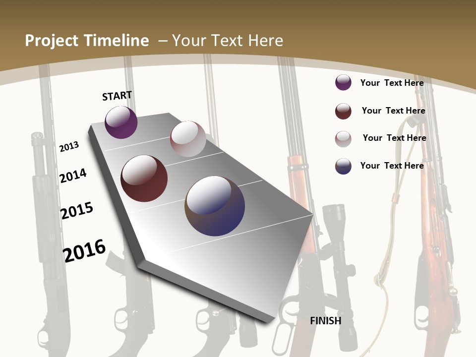 Rifle Weapon PowerPoint Template