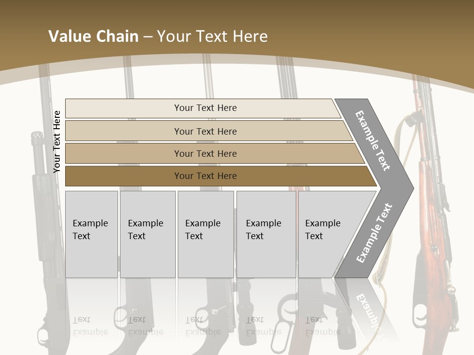 Rifle Weapon PowerPoint Template