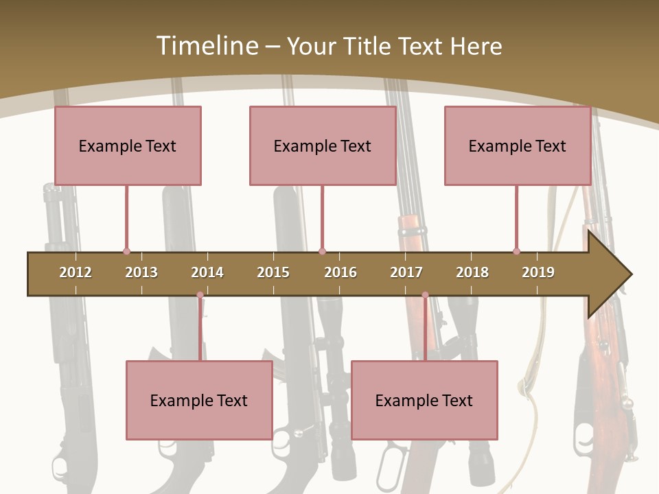 Rifle Weapon PowerPoint Template