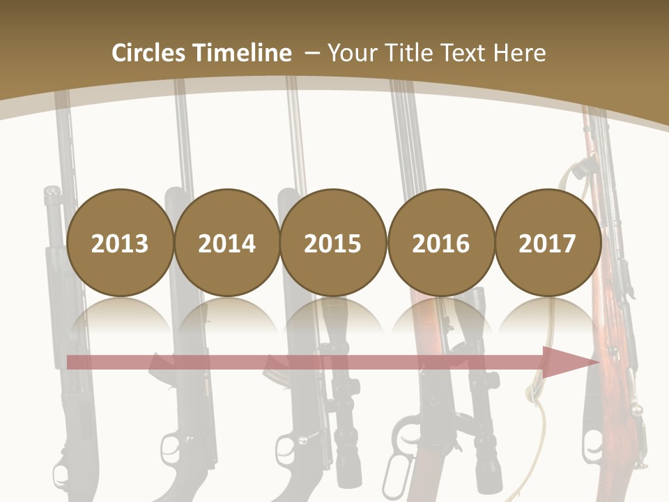 Rifle Weapon PowerPoint Template